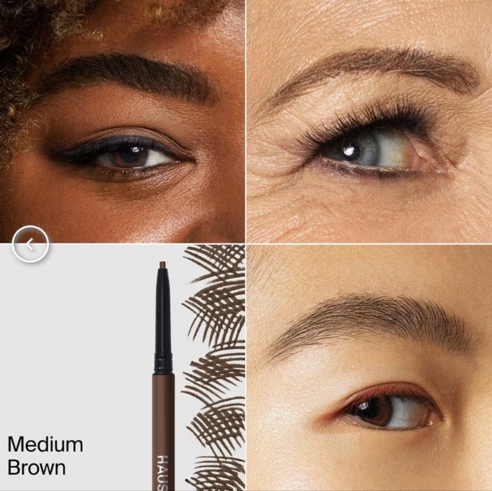 Haus Labs By Lady Gaga The Edge Precision Brow Pencil: Medium Brown, NIB - Picture 2 of 3